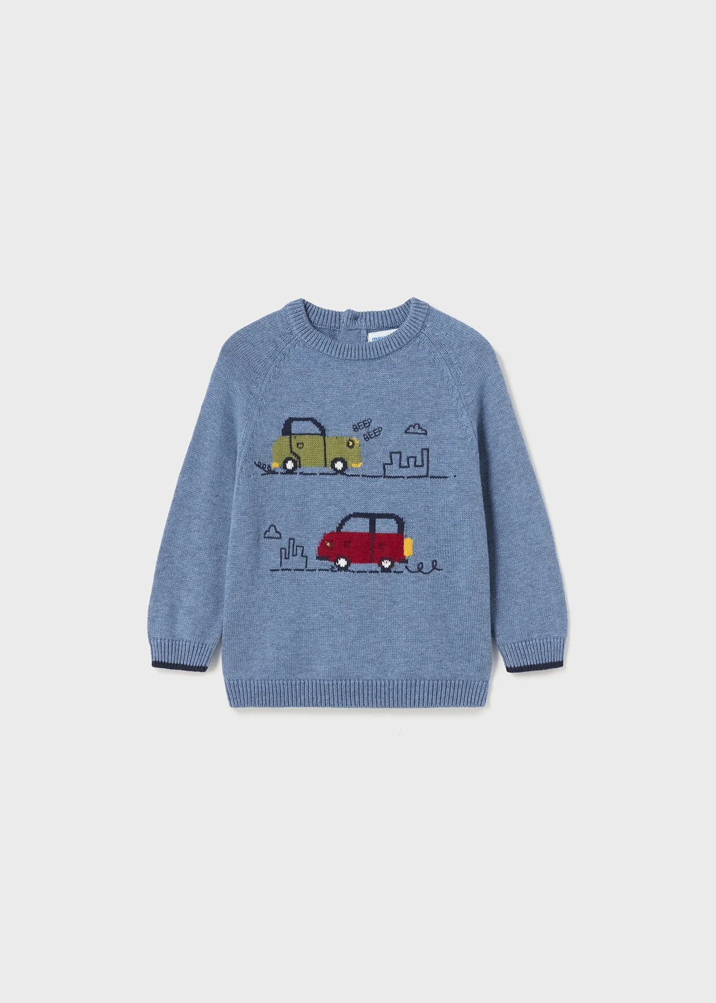 Mayoral Jumper with Cars Style 2316 - Mix Blue